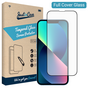 Just in Case Full Cover Tempered Glass f&uuml;r iPhone 14 - geh&auml;rtetes Glas