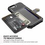Just in Case Hybrid-H&uuml;lle mit magnetischem Kartenhalter, Kompatibel mit iPhone SE 2020 und iPhone SE 2022 - Schwarz