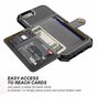 Just in Case Magnetic Card Holder Hybrid Case f&uuml;r iPhone SE 2020 und iPhone SE 2022 - schwarz