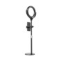 XQISIT Selfie-Ringlicht mit 40 cm hohem Standard 10 Belichtungsmodi - Schwarz