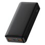 Baseus Bipow Power Bank 20000 mAh 20 W Schnellladung Dual USB-A und USB-C - Schwarz