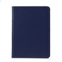 Leder Litchi Grain iPad Pro 12,9-Zoll (2018 2020 2021 2022) H&uuml;lle mit &Auml;rmel und Abdeckung - Blau