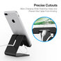 Mobiler/GSM-Design-Standard-Universal-iPhone-Tischhalter aus Aluminium &ndash; mattschwarz