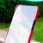 Duo Cardslot Wallet Kunstlederh&uuml;lle Kompatibel mit iPhone 12 Pro Max - rot