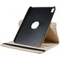 360 drehbares B&uuml;cherregal aus Kunstleder f&uuml;r iPad 10. Generation 10,9 Zoll 2022 - Gold