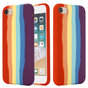 Rainbow Pride Silikonh&uuml;lle f&uuml;r iPhone 7, 8, SE 2020 und SE 2022 - Pastell
