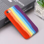 Rainbow Pride Silikonh&uuml;lle f&uuml;r iPhone 7, 8, SE 2020 und SE 2022 - Pastell