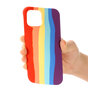 Rainbow Pride Silikonh&uuml;lle f&uuml;r iPhone 11 - Pastell