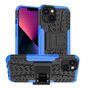 Stossfeste Kickstand-H&uuml;lle aus rutschfestem Kunststoff und TPU f&uuml;r iPhone 15 - Blau