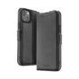 FLAVR Wallet Case aus recyceltem Leder f&uuml;r iPhone 15 - Schwarz