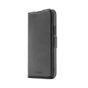 FLAVR Wallet Case aus recyceltem Leder f&uuml;r iPhone 15 Plus - Schwarz