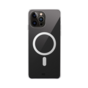 Xqisit NP Flex Case Anti Bac Magnet Recycelte H&uuml;lle Kompatibel mit iPhone 15 Pro - Transparent
