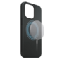 Xqisit NP Silikonh&uuml;lle Anti Bac Magnet H&uuml;lle Kompatibel mit iPhone 14 Plus - Schwarz