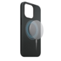 Xqisit NP Silikonh&uuml;lle Anti Bac Magnet Recycelte H&uuml;lle f&uuml;r iPhone 15 Pro - Schwarz
