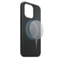 Xqisit NP Silikonh&uuml;lle Anti Bac Magnet Recycelte H&uuml;lle Kompatibel mit iPhone 15 Pro Max - Schwarz