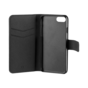 Xqisit NP Wallet Case Viskan Case Kompatibel mit iPhone 6, 6s, 7, 8, SE 2020 und SE 2022 - Schwarz