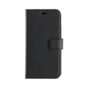 Xqisit NP Wallet Case Viskan Case Kompatibel mit iPhone 6, 6s, 7, 8, SE 2020 und SE 2022 - Schwarz