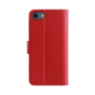 Xqisit NP Wallet Case Viskan Case Kompatibel mit iPhone 6, 6s, 7, 8, SE 2020 und SE 2022 - Rot