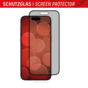 Displex Privacy Glass Displayschutzfolie Kompatibel mit iPhone 15 - Transparent