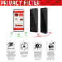 Displex Privacy Glass FC Displayschutzfolie f&uuml;r iPhone 14 - Transparent