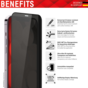Displex Privacy Glass FC Displayschutzfolie Kompatibel mit iPhone 14 Pro Max - Transparent