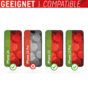 Displex Echtglas Full Cover Displayschutz Kompatibel mit iPhone 14 - Transparent
