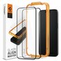 Spigen AlignMaster Full Cover Glass 2er-Pack Displayschutzfolie f&uuml;r iPhone 15 Plus - Transparent