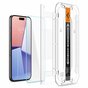 Spigen Glass mit Montagerahmen EZ FIT 2er-Pack Displayschutzfolie Kompatibel mit iPhone 15 Pro Max - Transparent