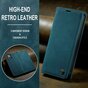 Caseme Retro Wallet Case f&uuml;r iPhone 15 Plus - Blau