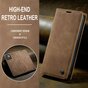 Caseme Retro Wallet Case H&uuml;lle f&uuml;r iPhone 15 Plus - braun