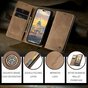 Caseme Retro Wallet Case Kompatibel mit iPhone 15 Pro Max - braun