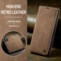 Caseme Retro Wallet Case H&uuml;lle f&uuml;r iPhone 15 Pro Max - braun