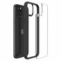 Spigen Ultra Hybrid Case Cover f&uuml;r iPhone 15 - Mattschwarz