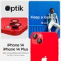 Spigen Kameraobjektiv-Glasschutz 2er-Pack f&uuml;r iPhone 14 Plus und iPhone 14 - Rot