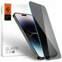 Spigen Privacy Glass Displayschutzfolie Kompatibel mit iPhone 14 Pro Max - Transparent