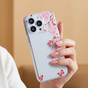 Zen Blossom Flower Branches Nature Butterflies TPU-H&uuml;lle Kompatibel mit iPhone 12 und iPhone 12 Pro - transparent
