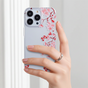 Zen Blossom Flower Branches Nature Butterflies TPU-H&uuml;lle Kompatibel mit iPhone 12 und iPhone 12 Pro - transparent