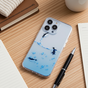 Penguin Ocean TPU-H&uuml;lle Kompatibel mit iPhone 12 und iPhone 12 Pro - transparent