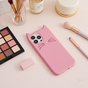 S&uuml;sse Katze Kompatibel mit iPhone 11 Silikonh&uuml;lle 3D - Pink Protection