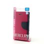 Brieftasche Etui rosa Mercury Goospery B&uuml;cherregal Abdeckung iPhone 5 5s SE 2016 - Brieftasche