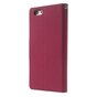 Brieftasche rosa Mercury Goospery B&uuml;cherregal iPhone 6 Plus 6s Plus Brieftasche
