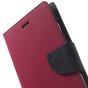 Brieftasche rosa Mercury Goospery B&uuml;cherregal iPhone 6 Plus 6s Plus Brieftasche