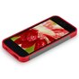 GGMM iFreedom Series H&uuml;lle TPU iPhone 5 / 5s und SE 2016 Grau mit Rot Wei&szlig;