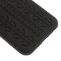 Schwarze Autoreifenabdeckung, Kompatibel mit iPhone 6 Plus, iPhone 6s Plus, Silikonh&uuml;lle mit Autospuren