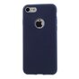 Feste blaue Silikonh&uuml;lle iPhone 7 8 Blaue H&uuml;lle Blaue H&uuml;lle