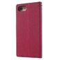 Leder-Brieftaschenh&uuml;lle Mercury Goospery Kompatibel mit iPhone 7 8 SE 2020 SE 2022 Original rosa