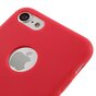 Feste rote Silikonh&uuml;lle iPhone 7 8 Rote Abdeckung Rote H&uuml;lle