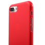 Rote Silikonh&uuml;lle iPhone 7 Plus 8 Plus Rote Abdeckung solide rote H&uuml;lle