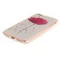 Rosa Blume mit weisser Abdeckung iPhone 7 Plus 8 Plus TPU-Abdeckung Silikonh&uuml;lle
