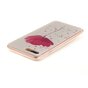 Rosa Blume mit weisser Abdeckung iPhone 7 Plus 8 Plus TPU-Abdeckung Silikonh&uuml;lle